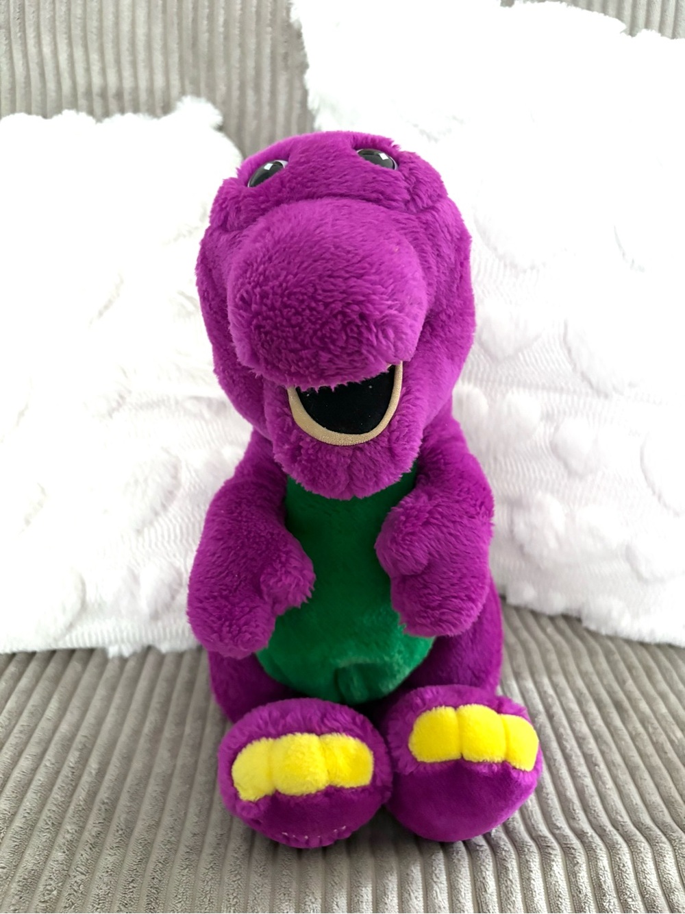 Rare Vintage 1992 Barney The Dinosaur Retro Plush Toy 14”